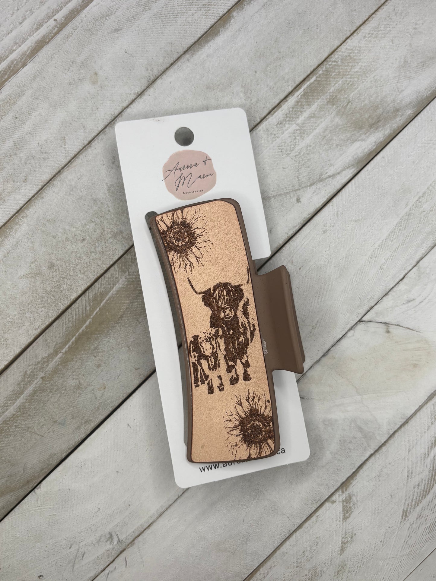 Highland Cow Calf Claw Clips