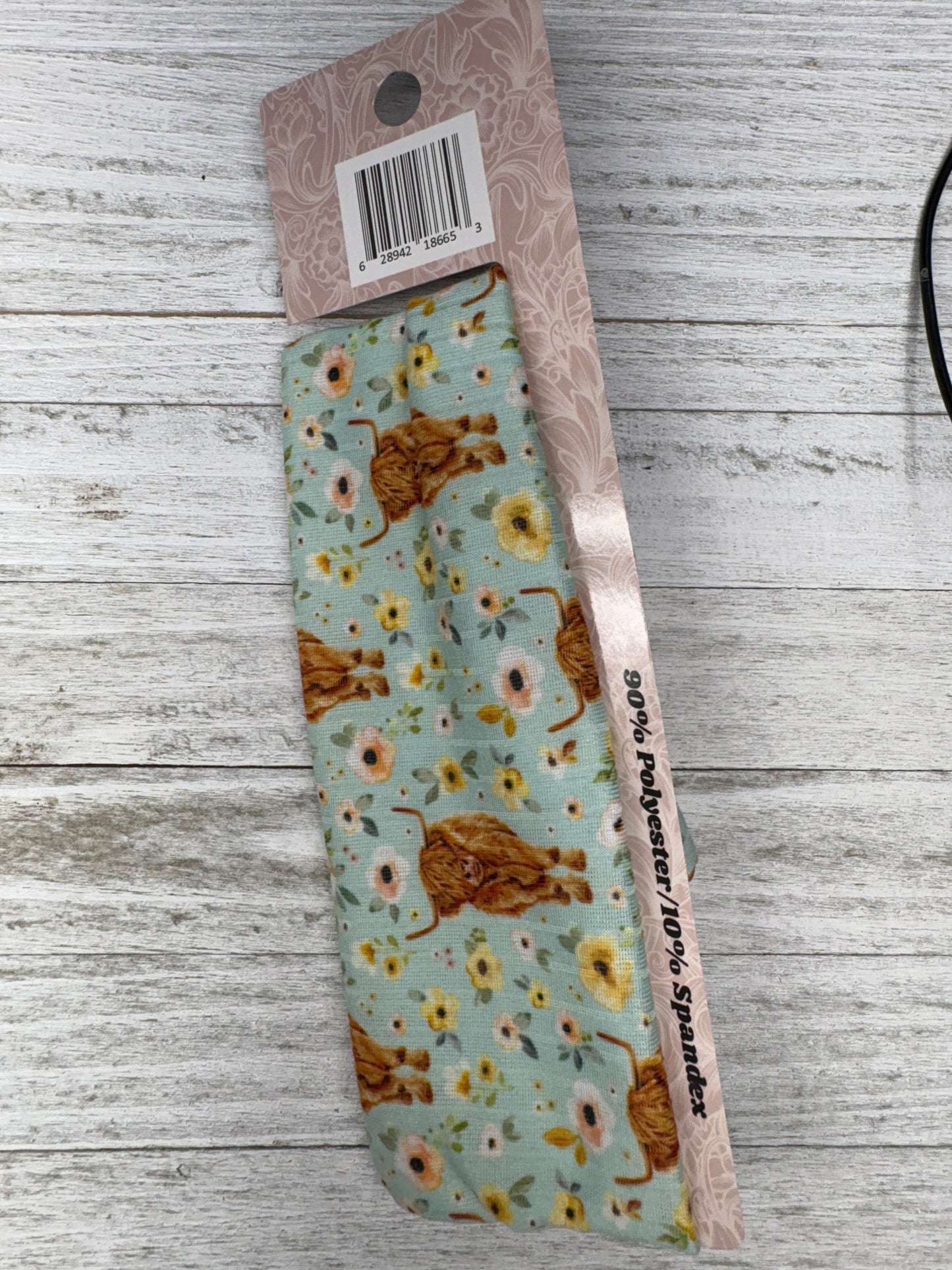 Teal Floral Highland