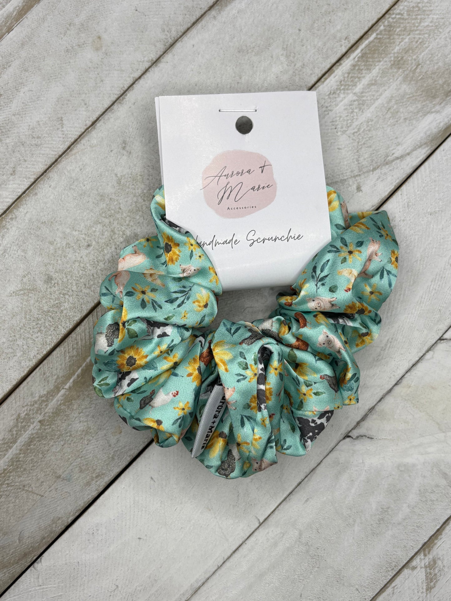 Teal Sunflower Dairy Cow