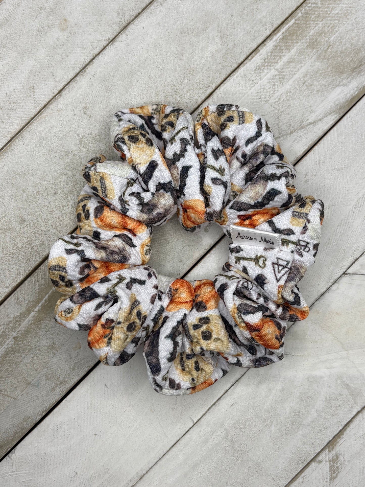 White Skull with Bats