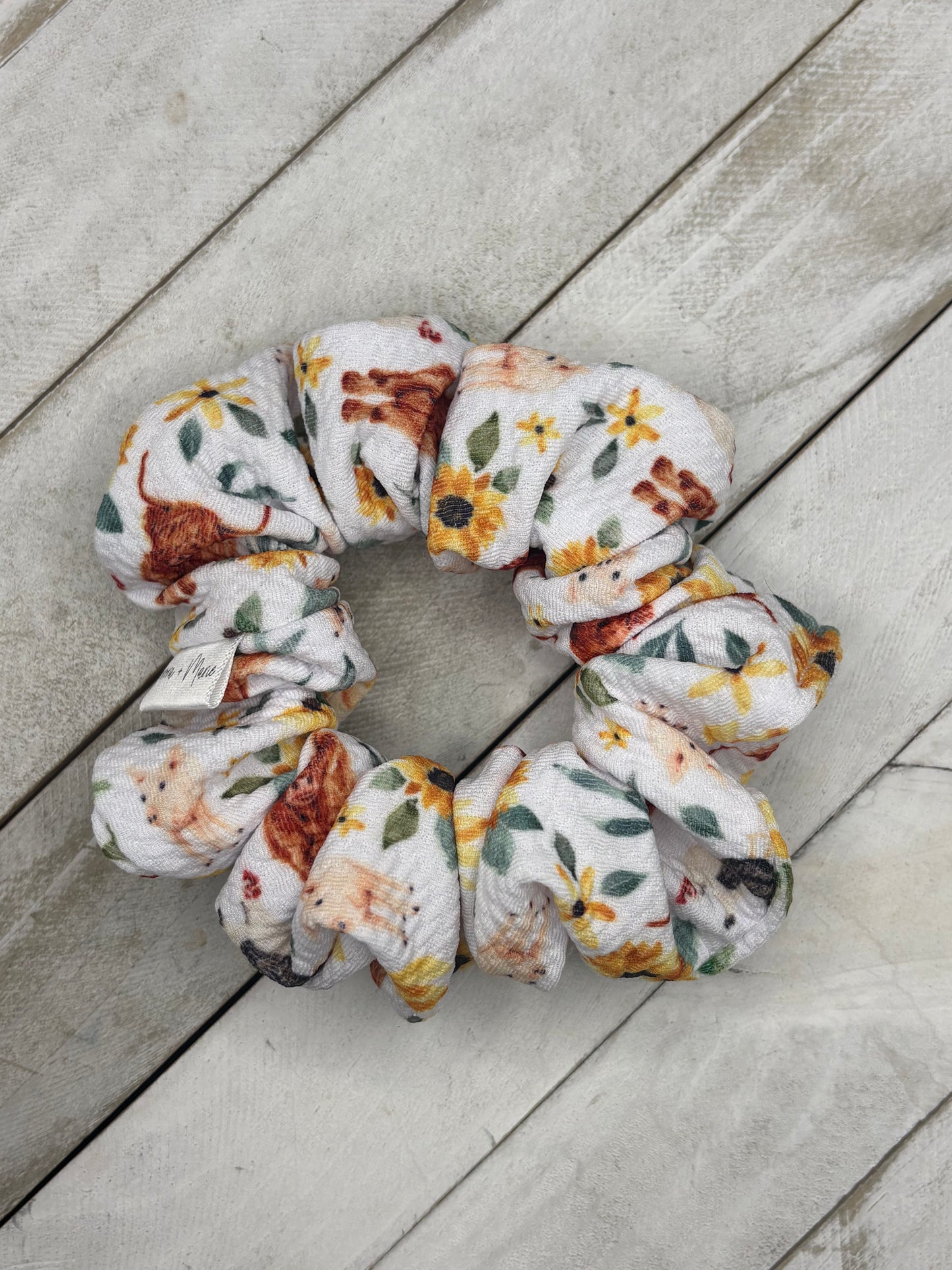 White Highland Farm Animals