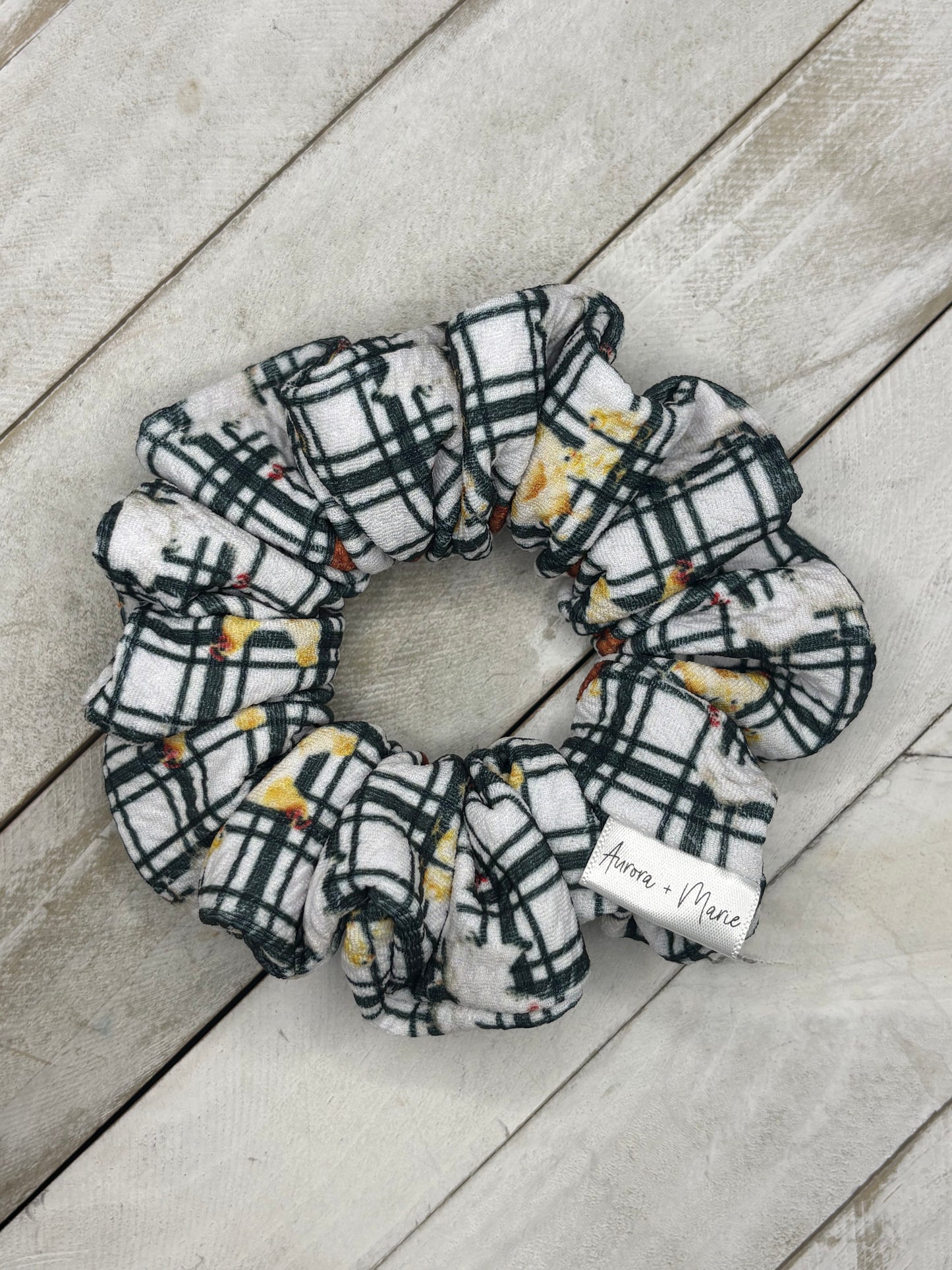 Black Plaid Chickens