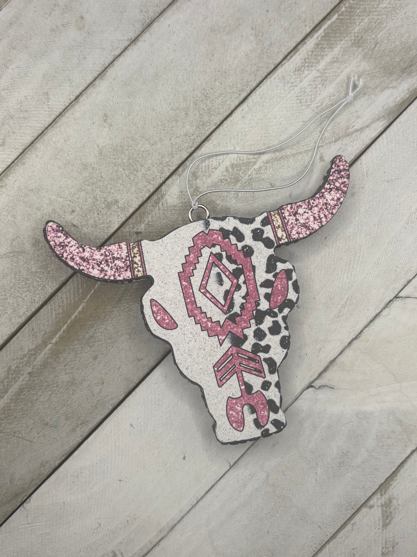 Pink Bull Skull