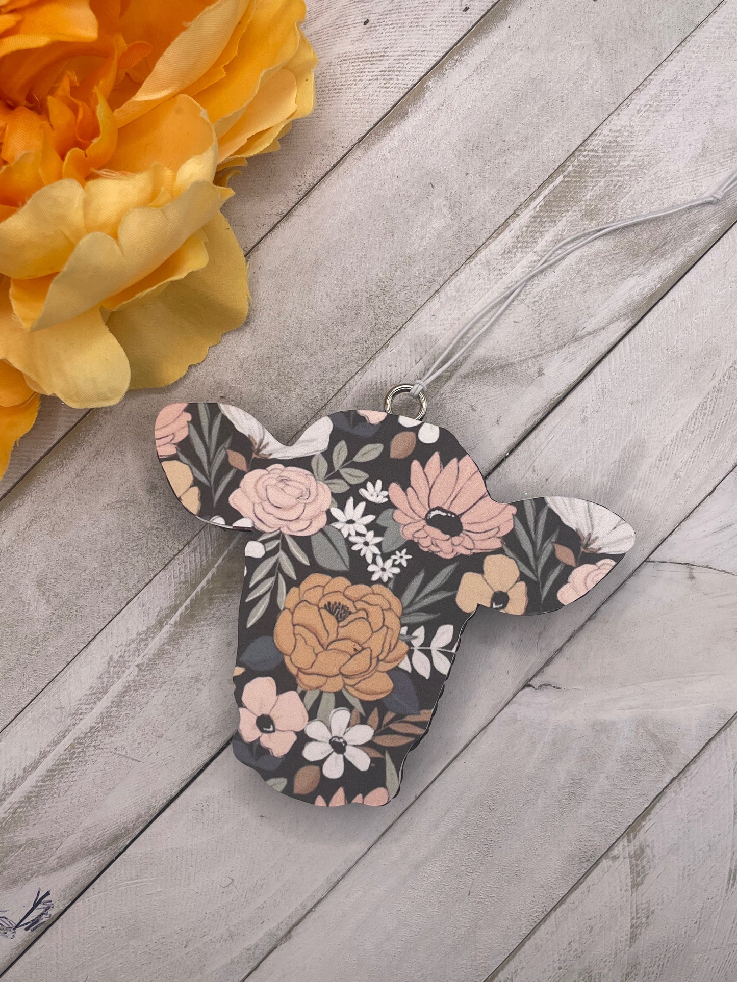 Floral Calf Head