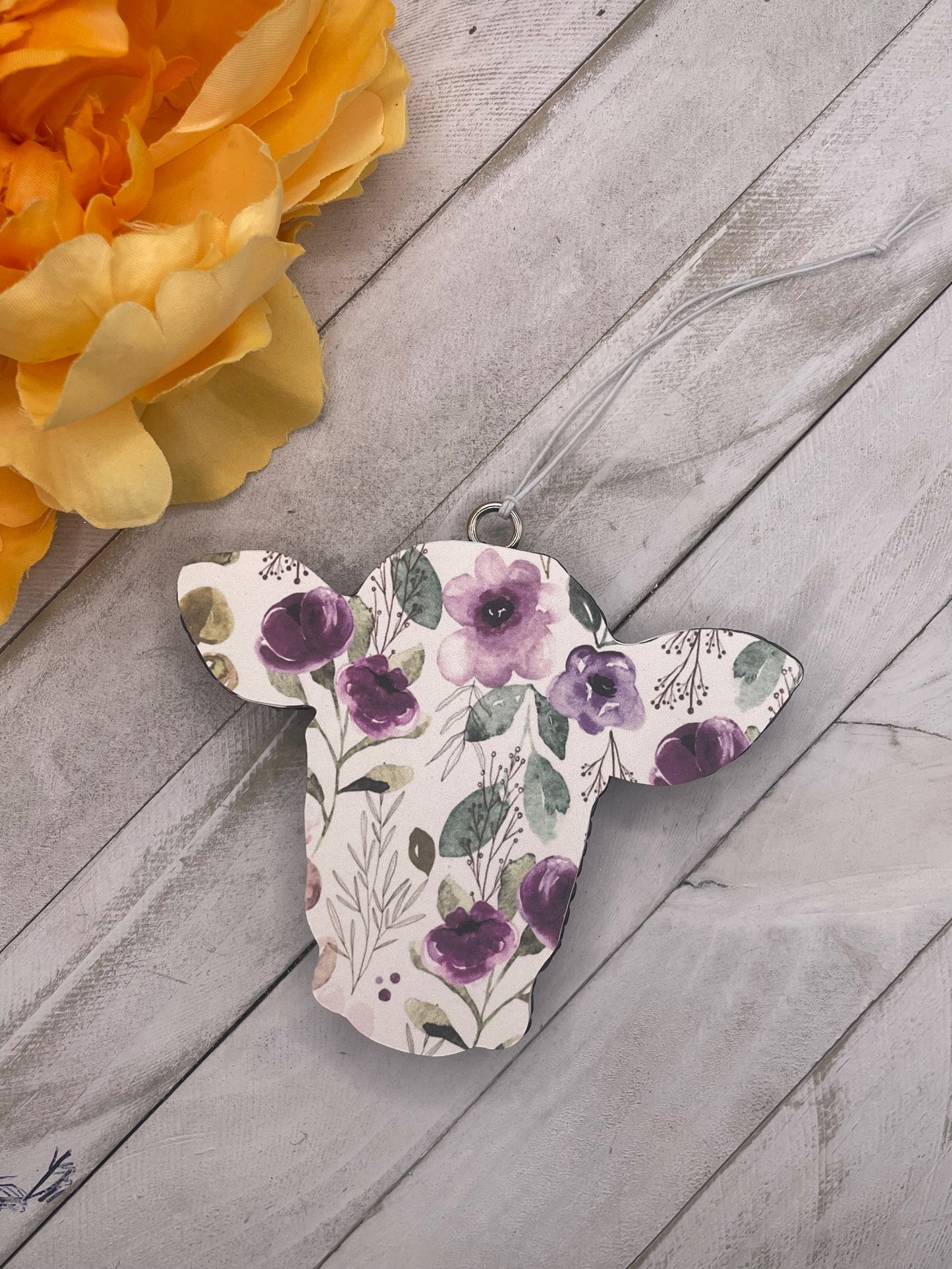 Floral Calf Head