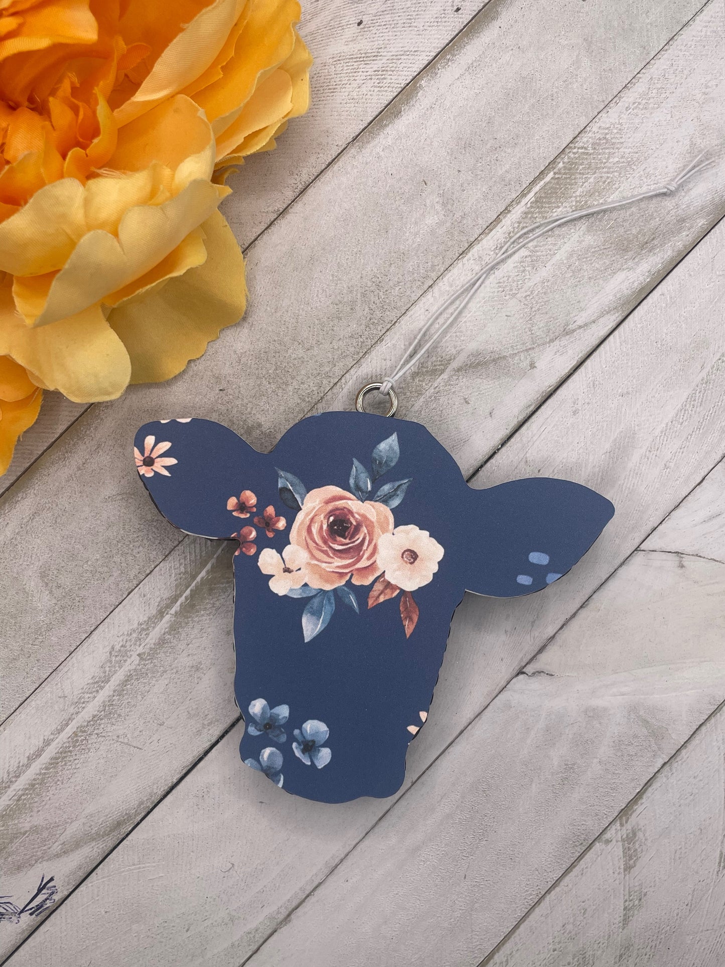 Floral Calf Head