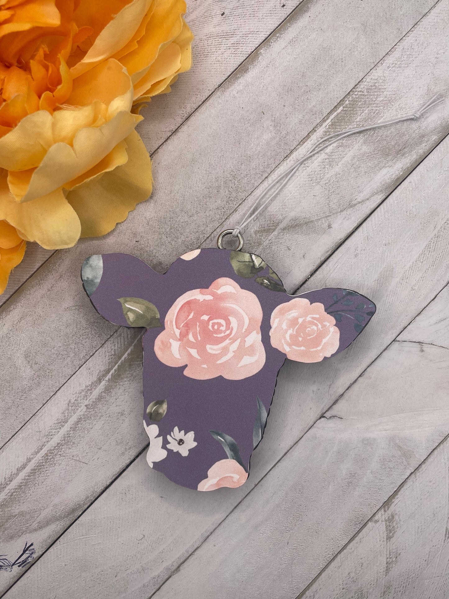 Floral Calf Head