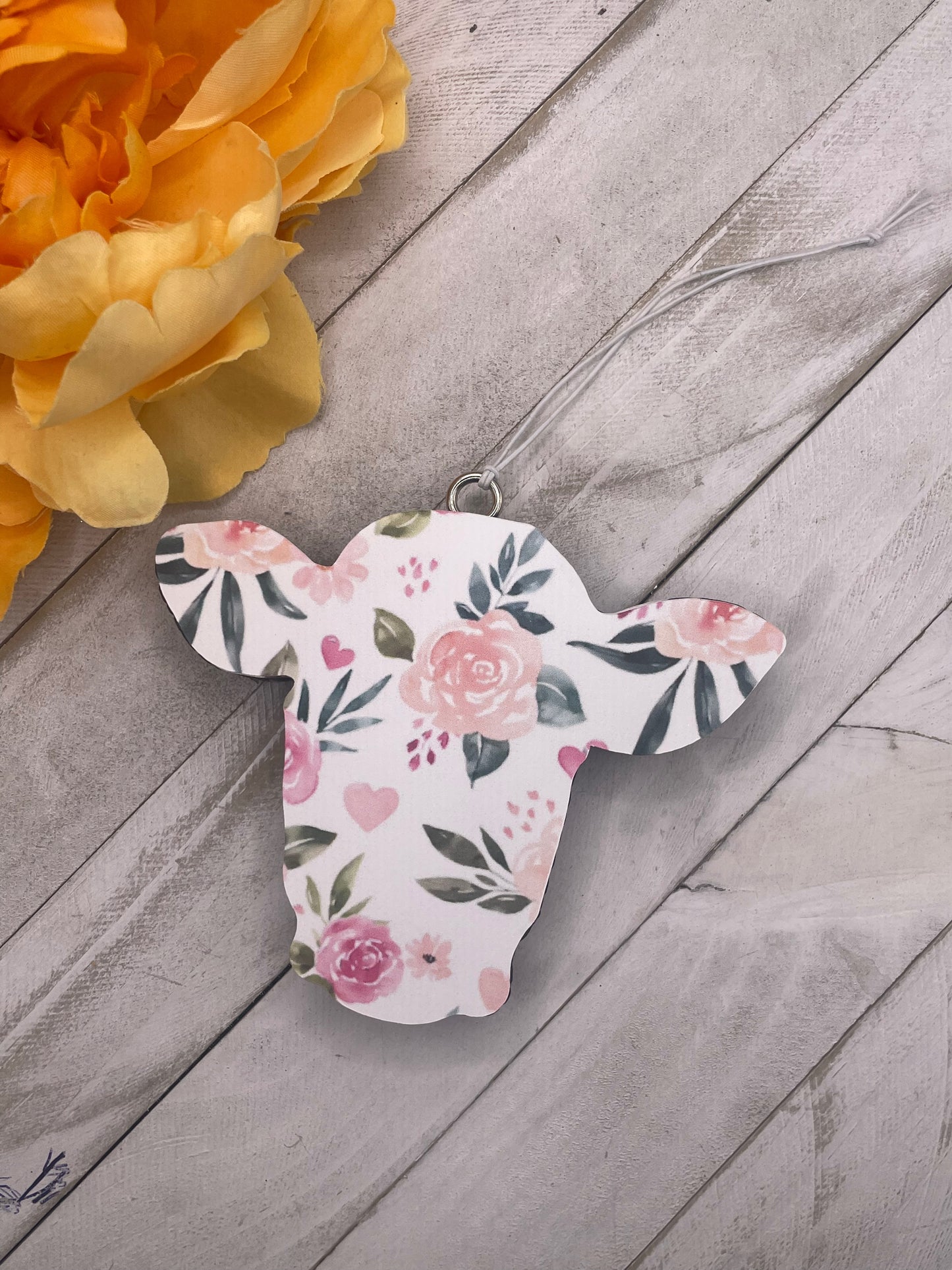 Floral Calf Head