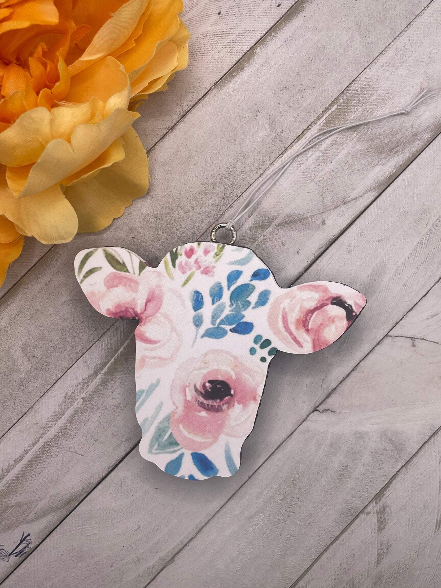 Floral Calf Head