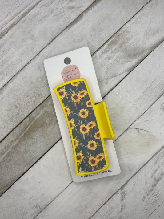 Sunflower Claw Clip