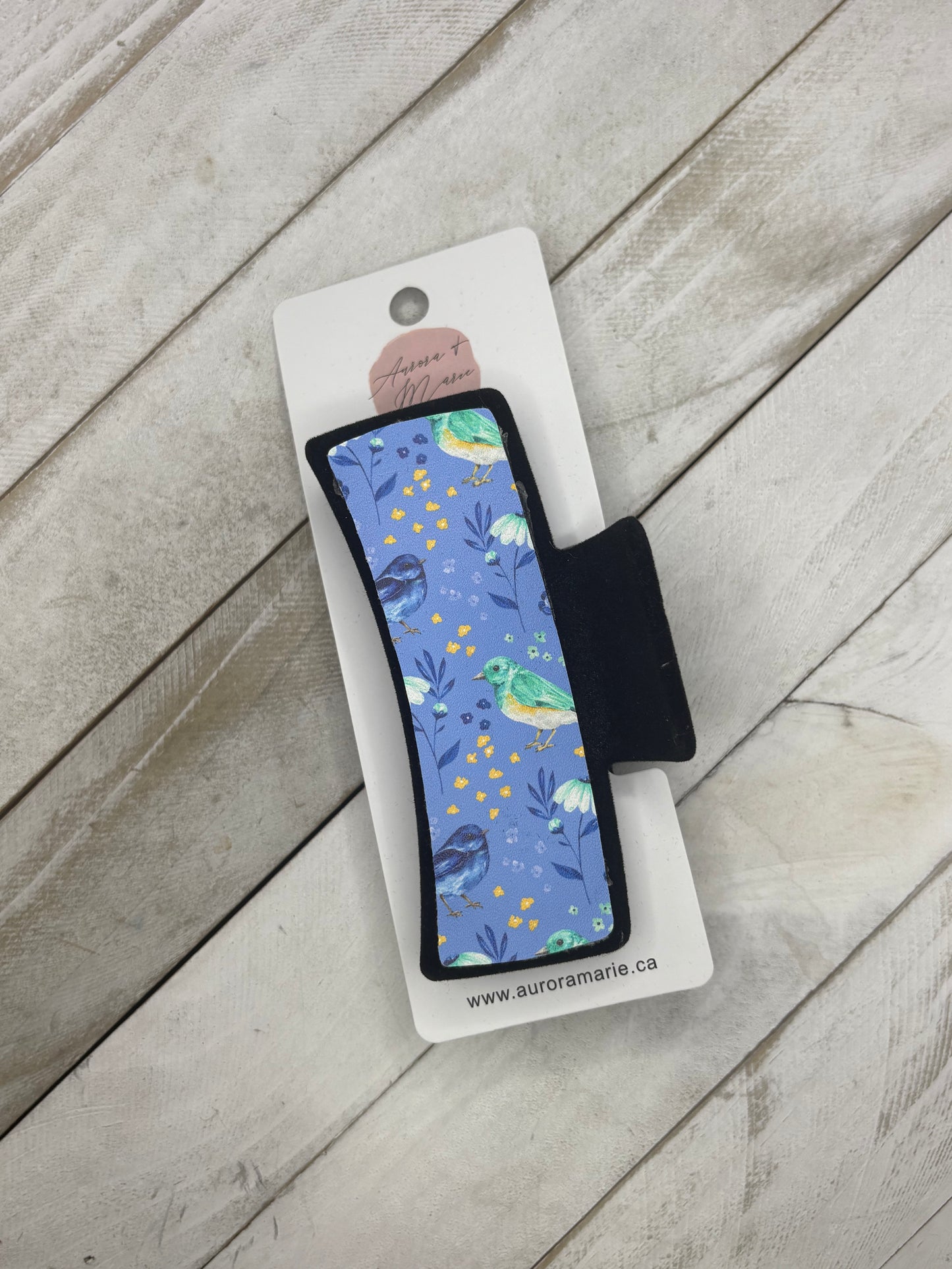 Blue Birds Claw Clip