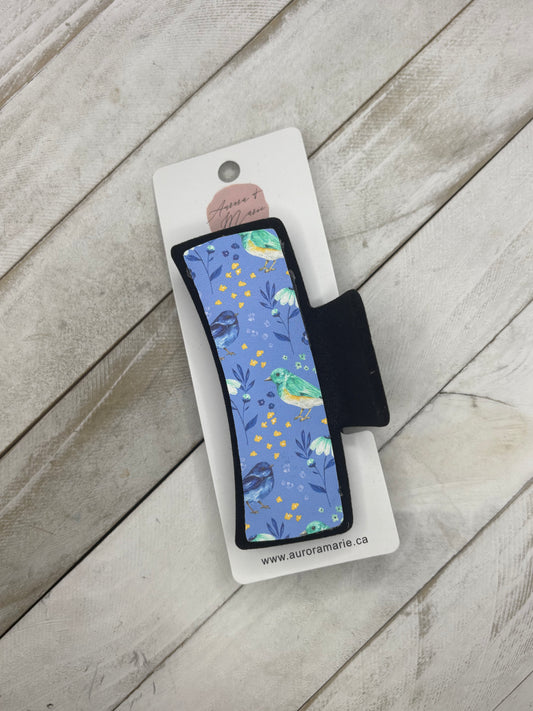 Blue Birds Claw Clip