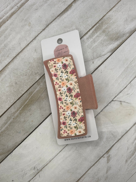 Florals Claw Clip