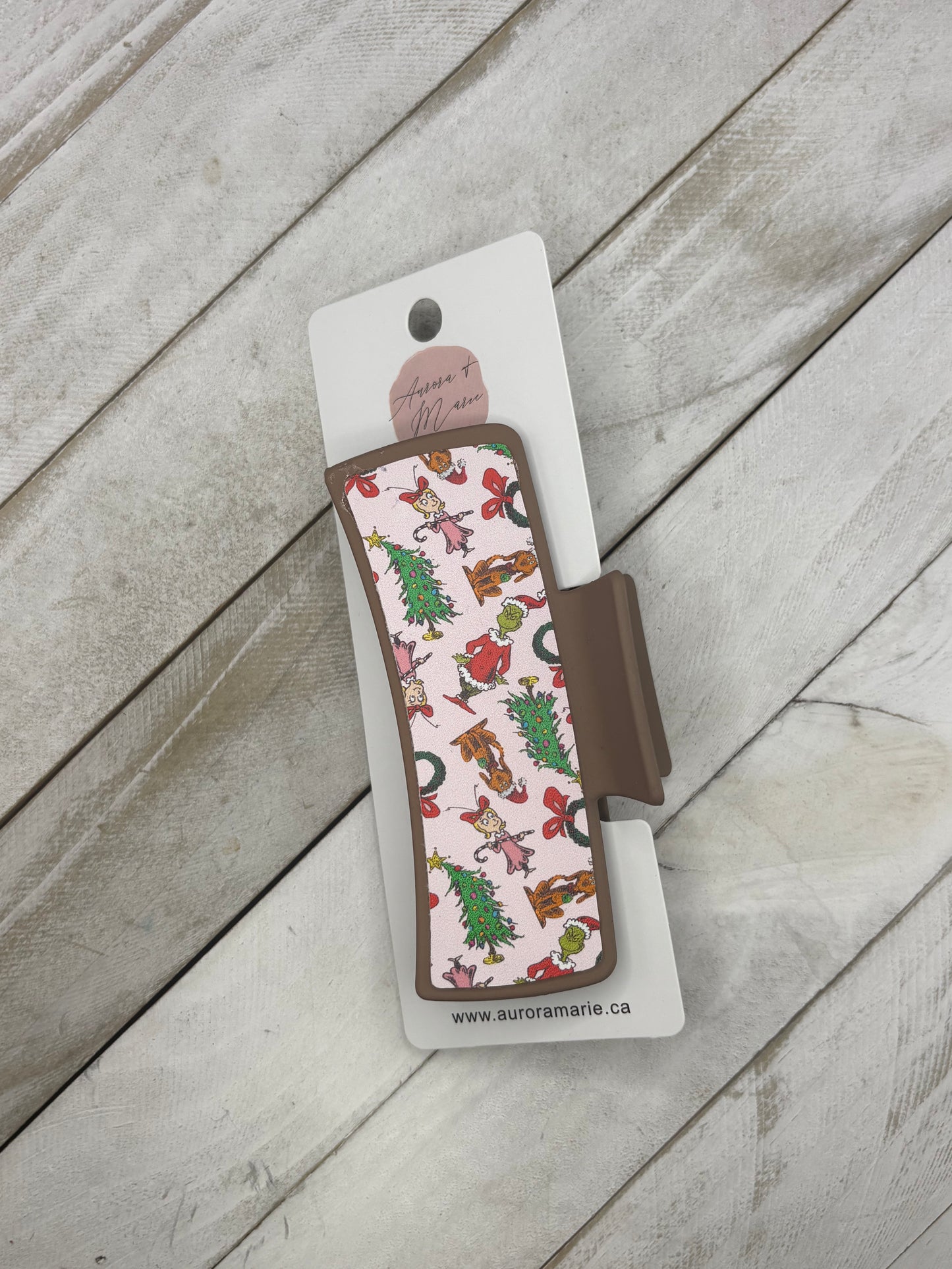 Red Grinch Claw Clips