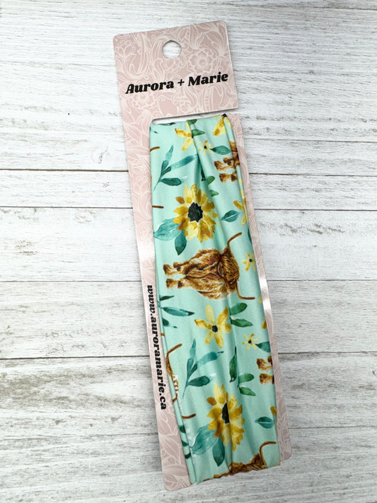 Teal Sunflower Highland