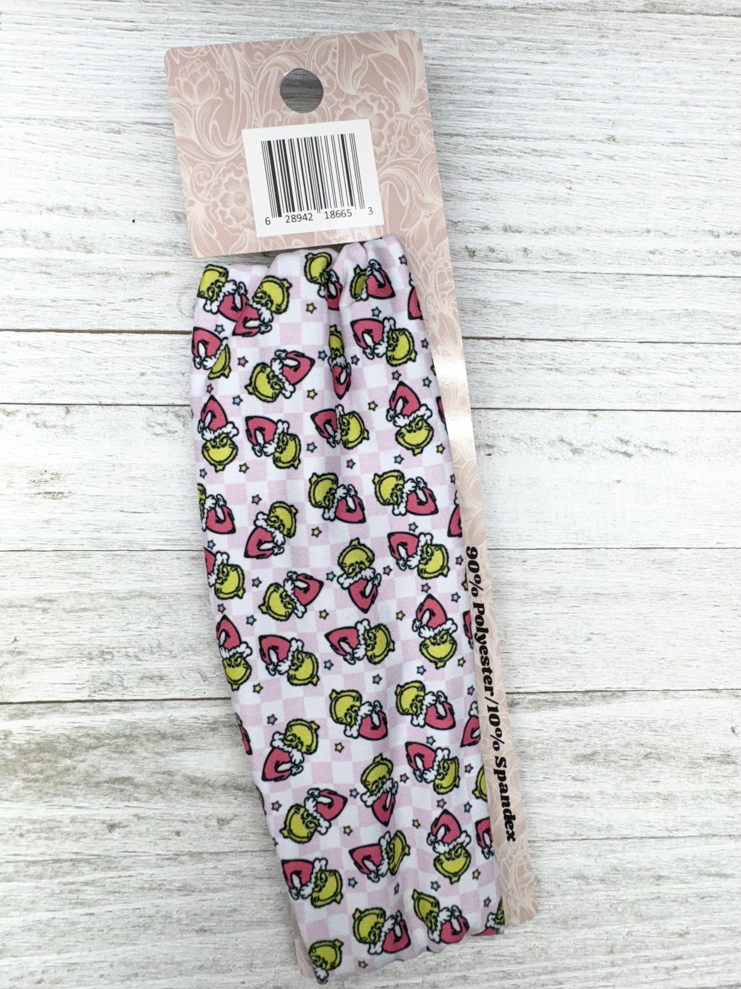 Grinch Pink Checker