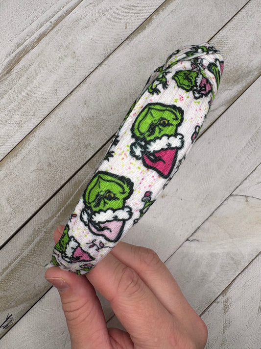 Grinch Knotted Headband