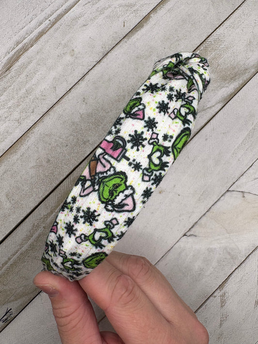 Grinch Knotted Headband