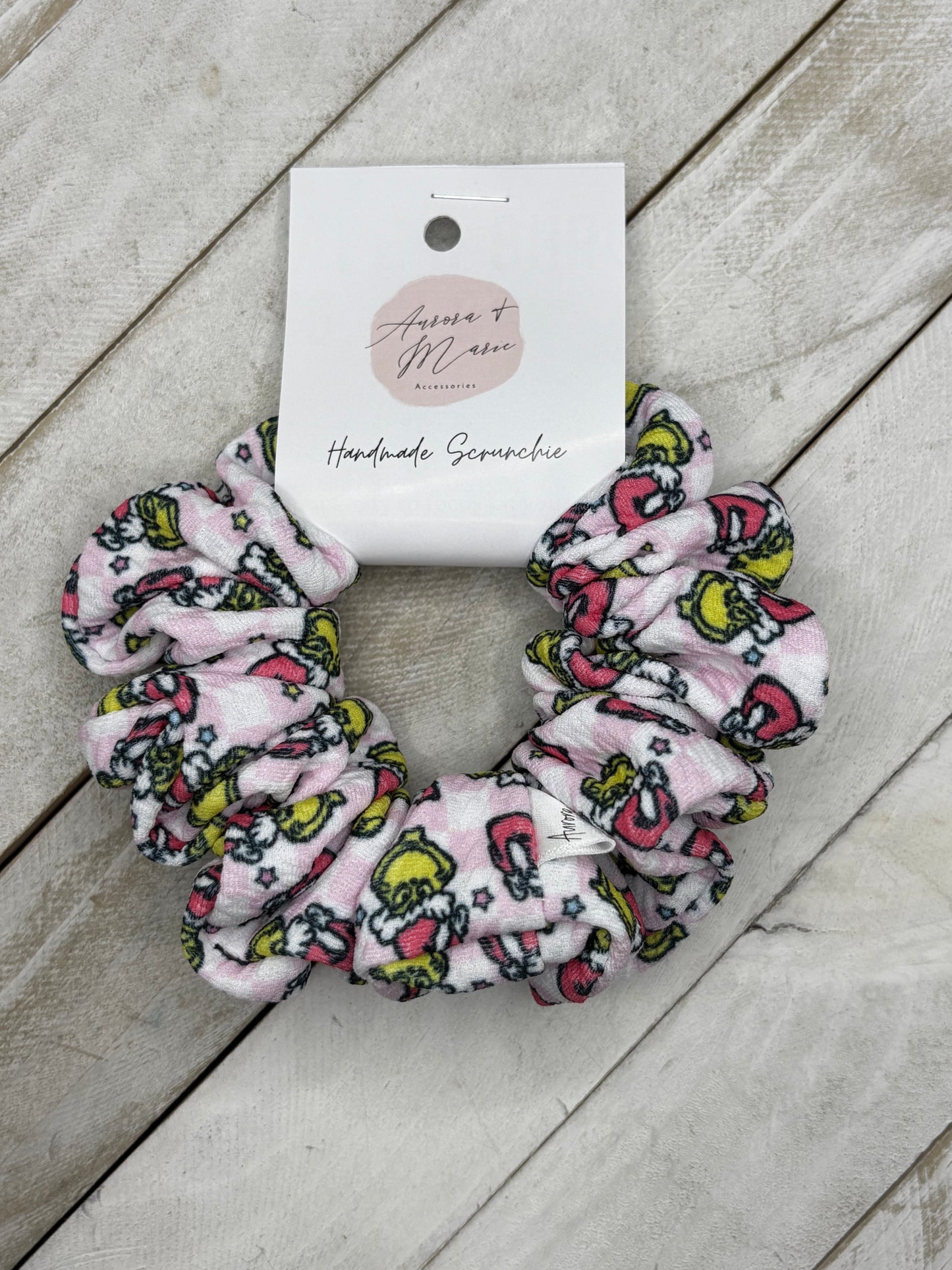 Pink Checker Grinch