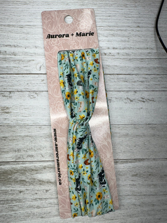 Teal Dairy Cow Farm Animals