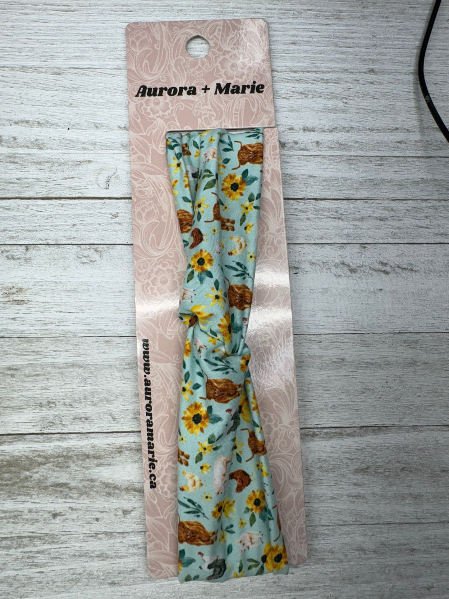 Teal Highland Farm Animals