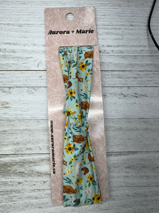 Teal Highland Farm Animals