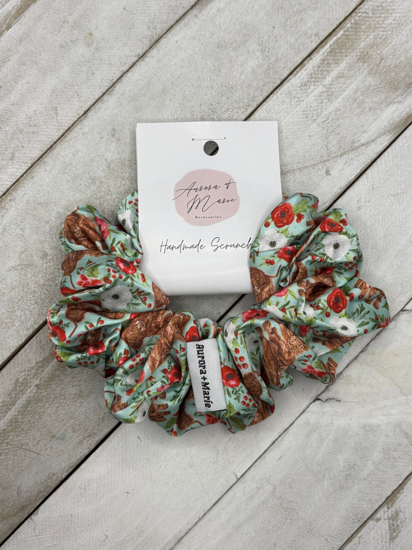 Teal Cow Calf Highland