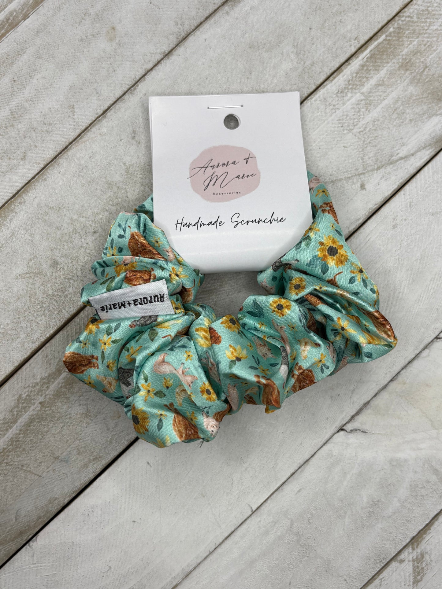 Teal Highland Farm Animals