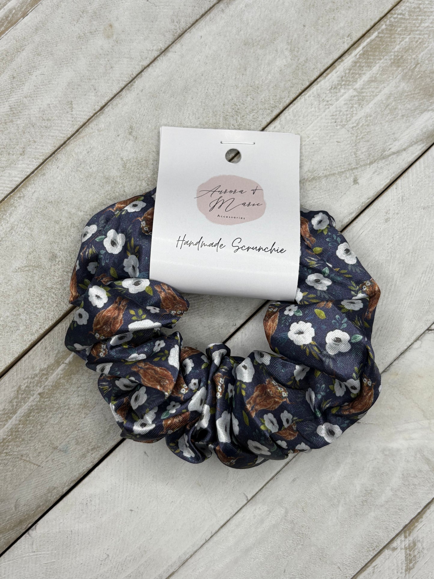 Dark Blue Floral Highland