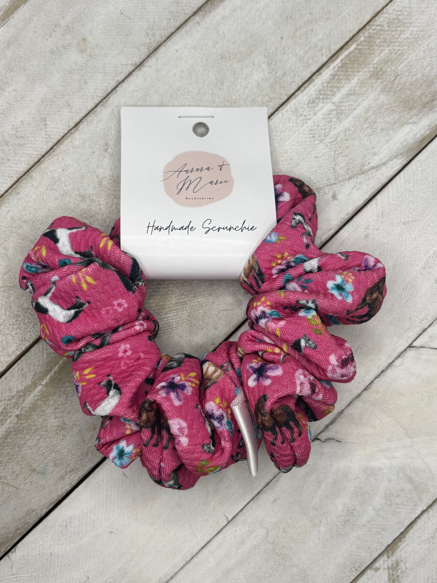 Dark Pink Horses