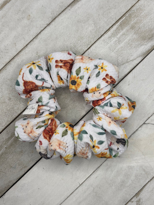 White Highland Farm Animals