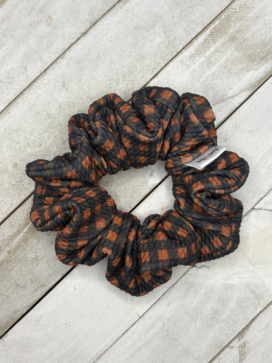 Black and Orange Checkered