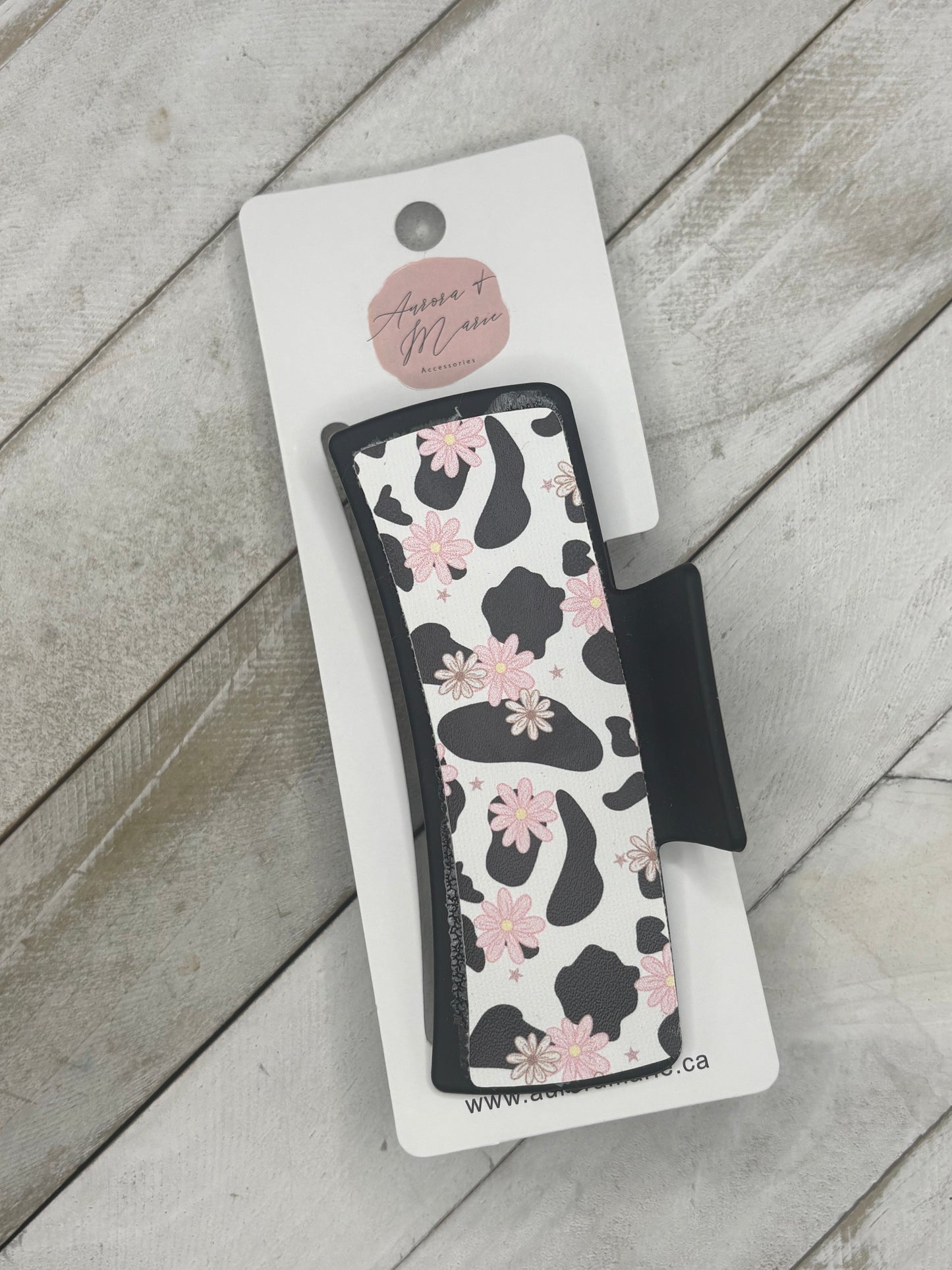 Black Cow Print