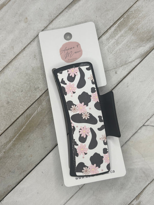 Black Cow Print