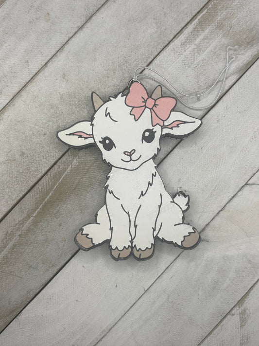 Goat with Bow