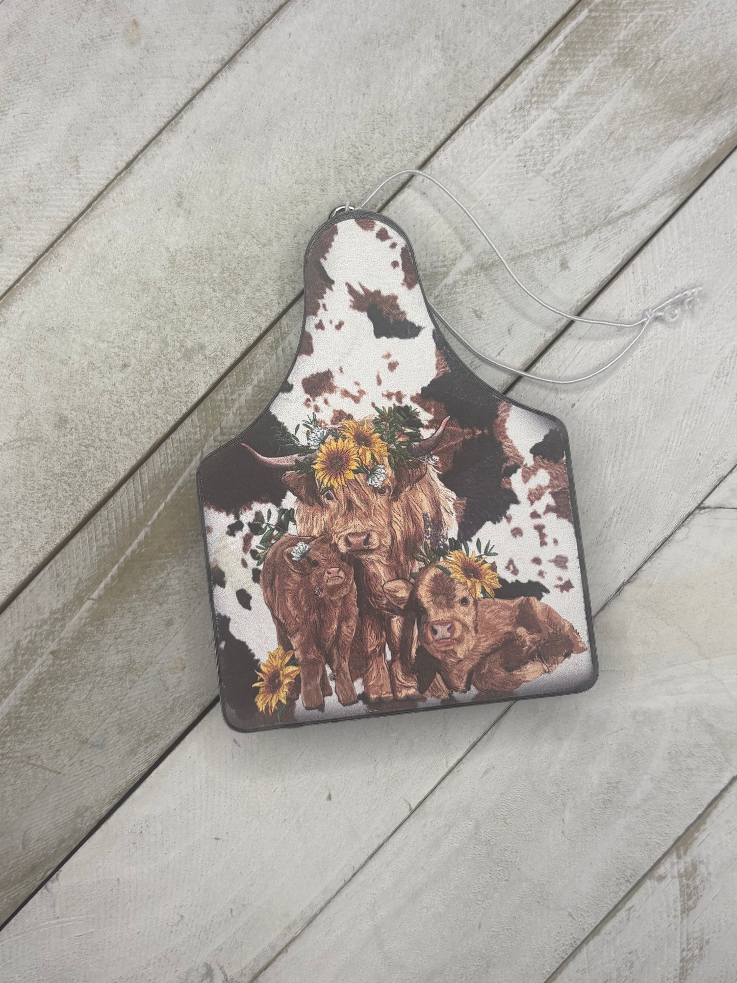 Highland Cow Calf Tag