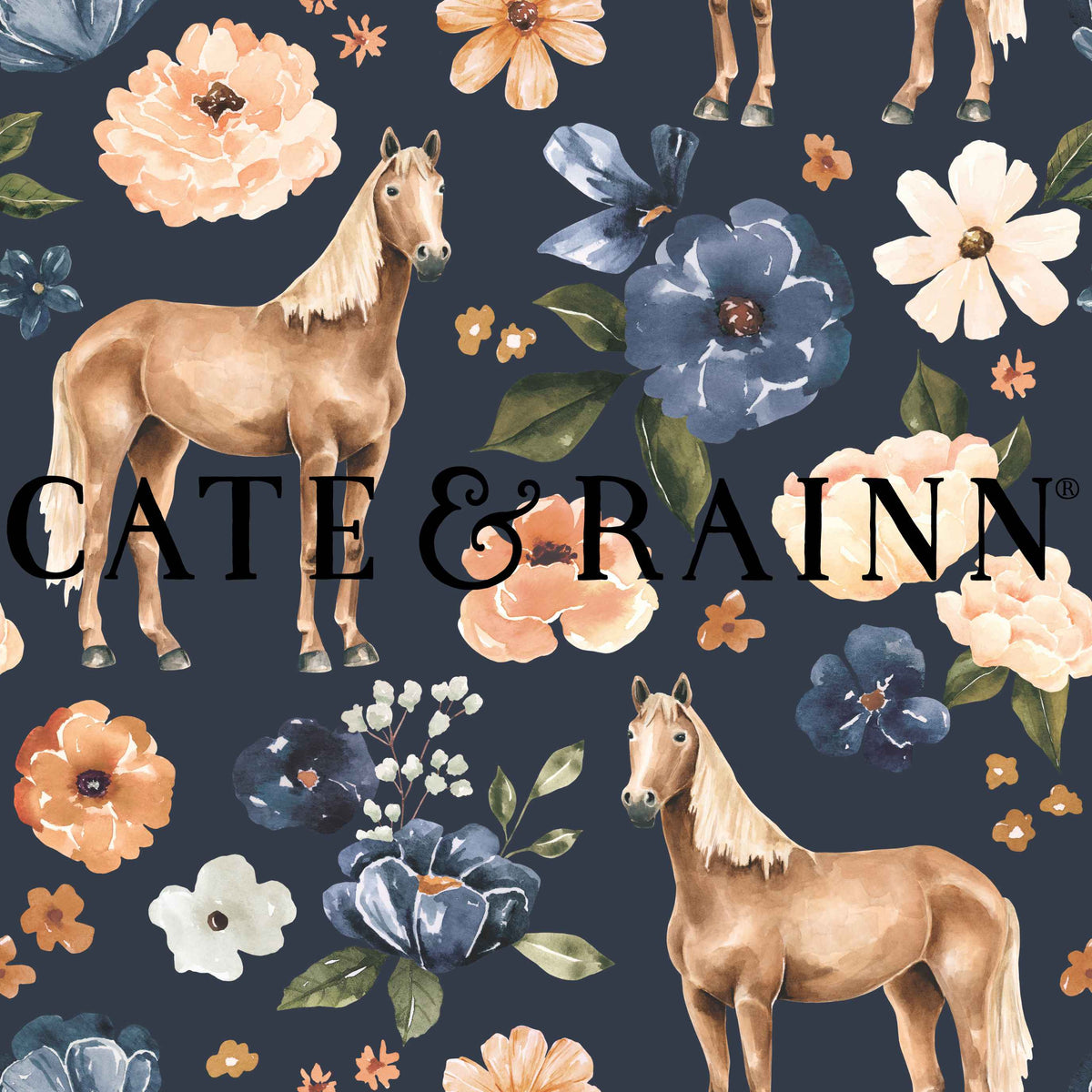 Dark Blue Horse