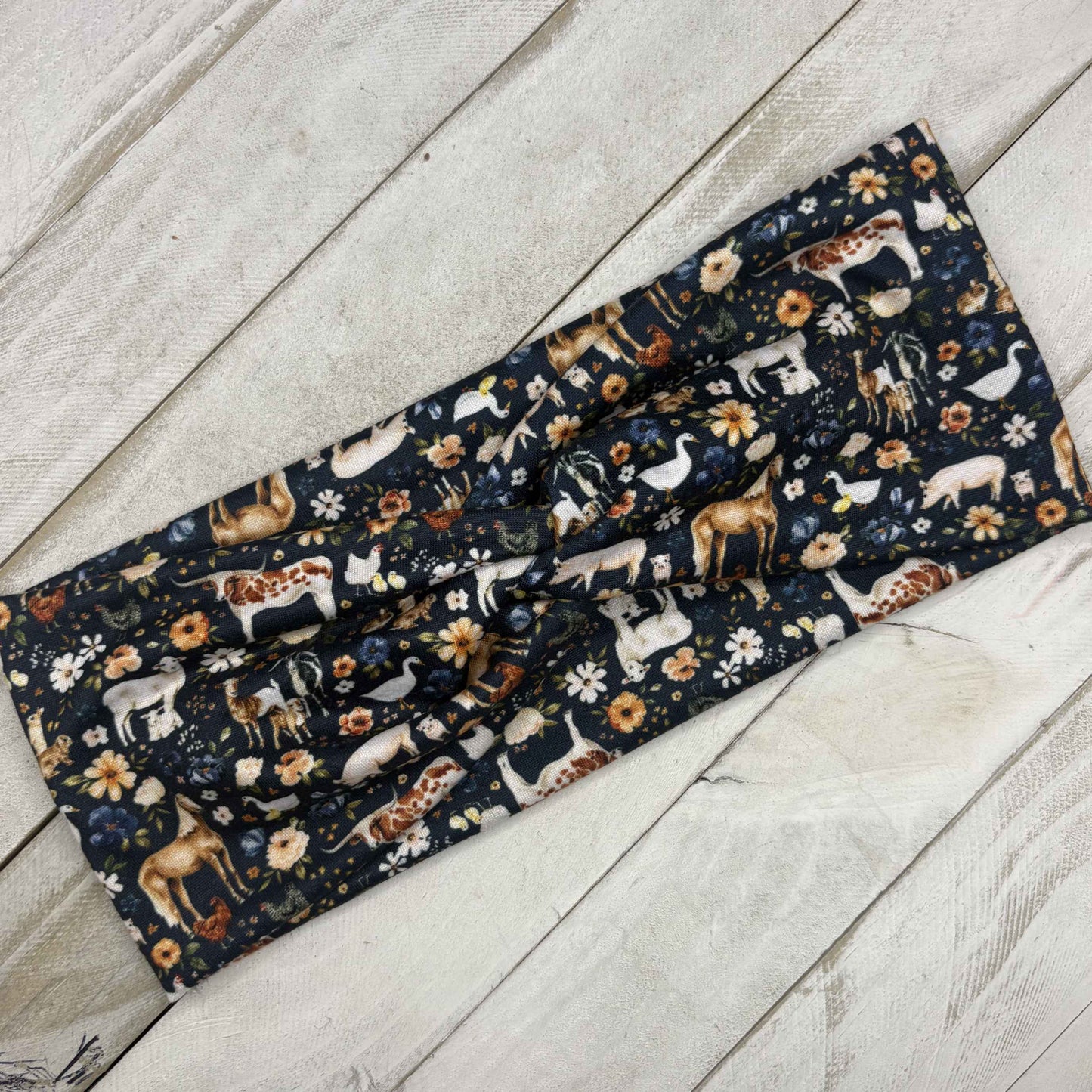 Dark Blue Farm Animals