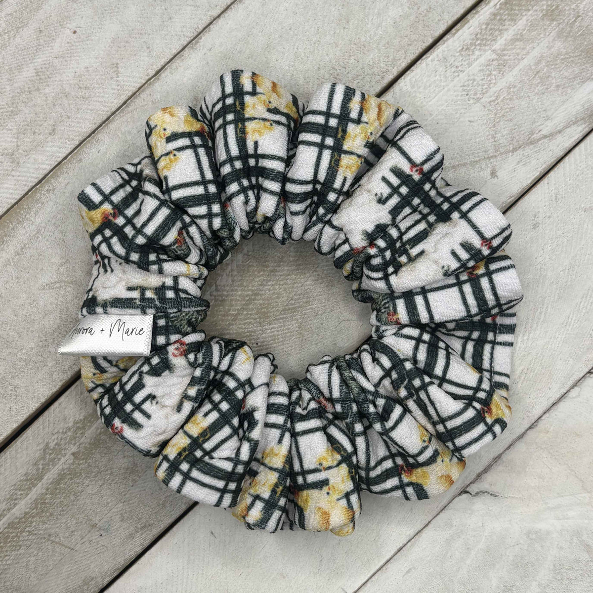 Black Plaid Chickens