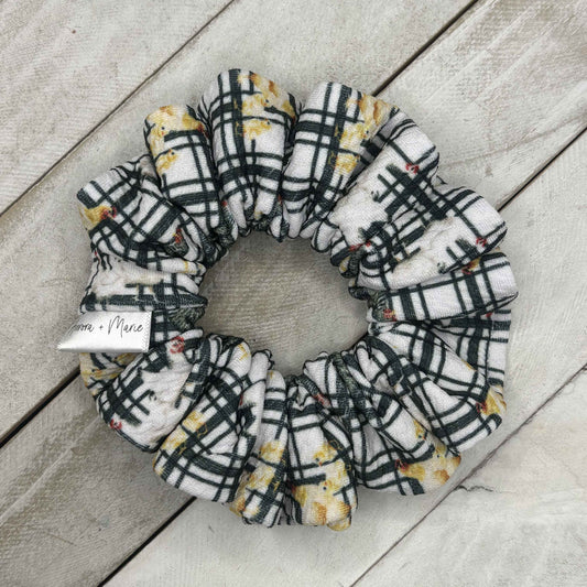 Black Plaid Chickens