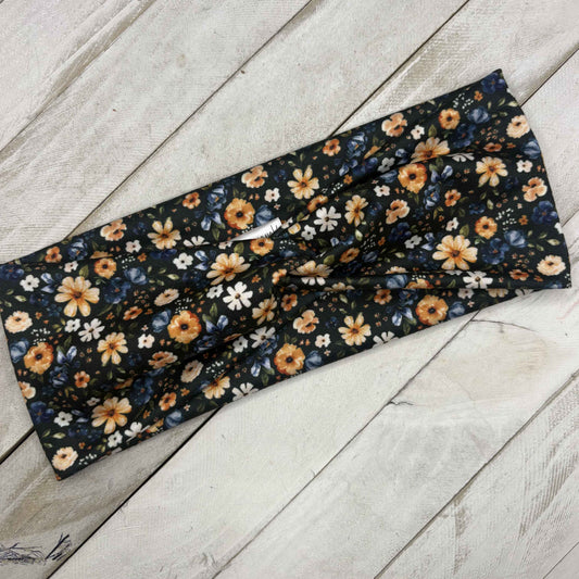 Charcoal Florals